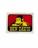 BEN DAVIS STICKER
