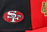 NEW ERA "DIAMOND TURF” SAN FRANCISCO 49ERS FITTED HAT (RED/BLACK)
