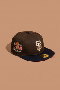 NEW ERA “FRE-CLAY" SF GIANTS FITTED HAT (BROWN/NAVY/RED)