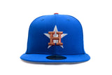 NEW ERA "CACTUS" HOUSTON ASTROS FITTED HAT (AZURE BLUE)