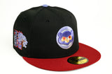 NEW ERA "KONAN” CHICAGO CUBS FITTED HAT (BLACK/H RED/TULIP LAVENDER)