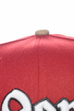 NEW ERA "OLD ENGLISH" SAN FRANCISCO 49ERS FITTED HAT (H RED/KHAKI)