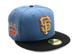 NEW ERA "WORLD IS YOURS" SAN FRANCISCO GIANTS FITTED HAT (FADED BLUE/BLACK)