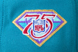 NEW ERA "UPTOWN NINER 3.0” SAN FRANCISCO 49ERS FITTED HAT (TEAL/RED)