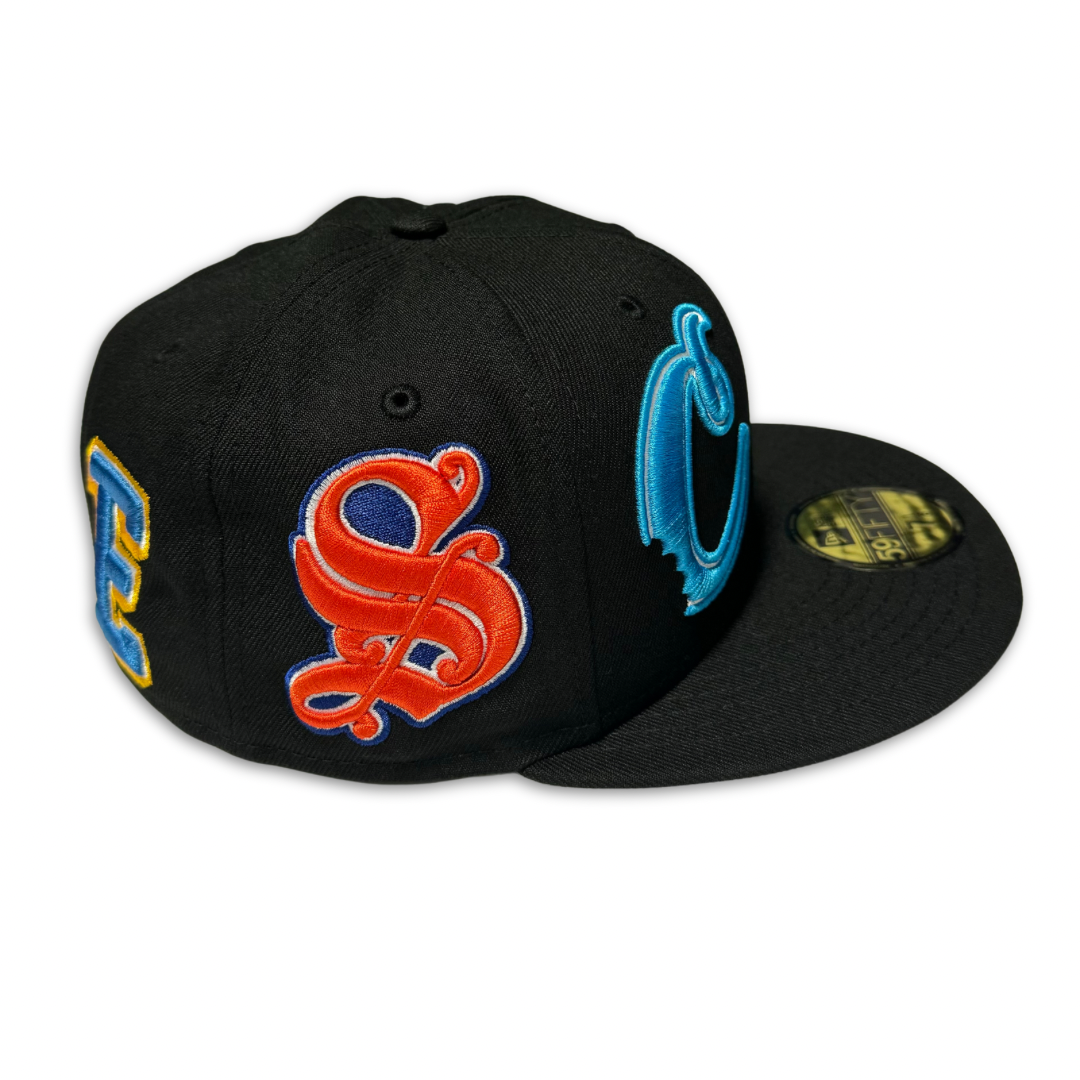 Cookies 59FIFTY キャップ 黒/青 COOKIES X NEW ERA 
