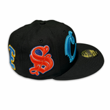 COOKIES X NEW ERA "PASADENA" FITTED CAP (BLACK/MULTI)