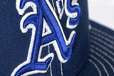 NEW ERA "ARCHITECT" OAKLAND A'S FITTED HAT (OCEANSIDE BLUE/CHROME)
