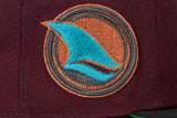 NEW ERA "INSTANT VINTAGE 2.0” SAN JOSE SHARKS FITTED HAT (MAROON/BLACK/TEAL)