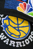 NEW ERA "NBA ON NBC” GOLDEN STATE WARRIORS FITTED HAT (BLACK/DARK ROYAL)