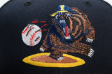 NEW ERA "CALI BEAR” FRESNO GRIZZLIES  FITTED HAT (NAVY/A GOLD)