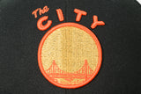 NEW ERA "CITY NIGHTS” SAN FRANCISCO WARRIORS FITTED HAT (BLACK/ORANGE)
