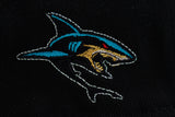NEW ERA "REEF" SAN JOSE SHARKS  FITTED HAT (BLACK/CHROME)
