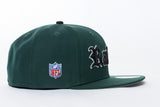 NEW ERA "OLD MONEY" LAS VEGAS RAIDERS FITTED HAT (DARK GREEN/BLACK)