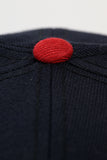 NEW ERA "POLO SWEATER” SAN FRANCISCO WARRIORS FITTED HAT (NAVY/SCARLET)