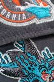 NEW ERA "BAY WATERS” SAN JOSE SHARKS FITTED HAT (DARK GRAPHITE/ORANGE)
