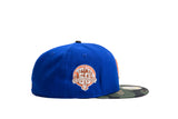 NEW ERA "ETHER" NEW YORK METS FITTED HAT (LIGHT ROYAL / WOODLAND CAMO)