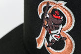 NEW ERA "PRAY 4 PARIS” BUFFALO BISONS FITTED HAT (BLACK/VEGAS GOLD)
