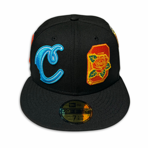 COOKIES X NEW ERA "PASADENA" FITTED CAP (BLACK/MULTI)