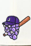 NEW ERA "MIXTAPE" JAMESTOWN JAMMERS FITTED HAT (CHROME/BLACK/PURPLE)