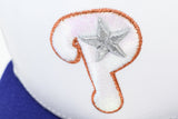 NEW ERA "SKATEBOARD P" PHILADELPHIA PHILLIES FITTED HAT (OPTIC WHITE/DARK ROYAL) (Copy)