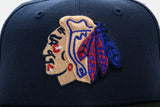 NEW ERA "POLO SWEATER 2.0" BLACKHAWKS FITTED HAT (NIGHTSHIFT NAVY/BLACK/ H RED)