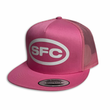 SFC "FULL CIRCLE" MESH TRUCKER SNAPBACK (PINK)