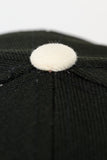 NEW ERA "BLACK FLAG” OAKLAND A'S FITTED HAT (BLACK/CHROME WHITE)