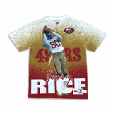 MITCHELL & NESS "JERRY RICE" SAN FRANCISCO 49ERS TEE