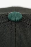 NEW ERA "REGGIE” OAKLAND A'S FITTED HAT (BLACK/DARK GREEN)
