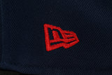 NEW ERA "POLO SWEATER 2.0" BLACKHAWKS FITTED HAT (NIGHTSHIFT NAVY/BLACK/ H RED)