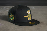 NEW ERA “BASH BRO'S  MASCOT" OAKLAND A'S FITTED HAT (BLACK)