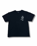 SFC "SC SCRIPT VINTAGE" HEAVYWEIGHT TEE (LIMO BLACK)