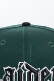 NEW ERA "OLD MONEY" LAS VEGAS RAIDERS FITTED HAT (DARK GREEN/BLACK)