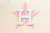 NEW ERA "SHY PINK" HOUSTON ASTROS FITTED HAT (CHROME/PINK)