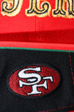 NEW ERA "DIAMOND TURF” SAN FRANCISCO 49ERS FITTED HAT (RED/BLACK)