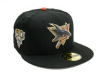 NEW ERA "GIANT SHARK” SAN JOSE SHARKS  FITTED HAT (BLACK/ORANGE)