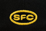 SFC X NEW ERA "OLD E" FITTED HAT (BLACK/YELLOW)