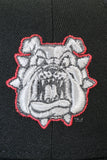 NEW ERA "LOGO” FRESNO STATE BULLDOGS FITTED HAT (BLACK/DARK ROYAL)