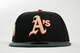 NEW ERA "FRESH KEPT" OAKLAND ATHLETICS (BLACK/DARK GRAPHITE/RED)