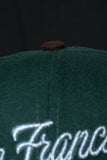 NEW ERA "PEBBLE BEACH" SF GIANTS FITTED HAT (DARK GREEN/BURNT WOOD)