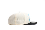 NEW ERA "YACHT ROCK" SAN JOSE SHARKS FITTED HAT (CHROME/BLACK)