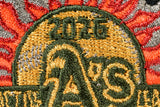 NEW ERA "EBV” OAKLAND A'S FITTED HAT (WOODLAND CAMO/BLACK/SCARLET RED)