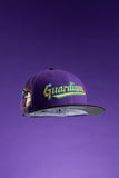 NEW ERA "GALAXY" CLEVLAND GUARDIANS FITTED HAT (PURPLE/BLACK)