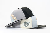 NEW ERA "WINGS" CHICAGO WHITE SOX FITTED HAT (GREY PINWHEEL)