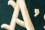 NEW ERA "TURFY LARUSSA" OAKLAND A'S FITTED HAT (DARK GREEN WOOL)