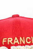 NEW ERA  "LOLO" SAN FRANCISCO 49ERS FITTED HAT (RED CORDUROY)