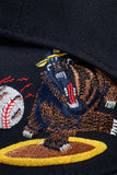 NEW ERA "CALI BEAR” FRESNO GRIZZLIES  FITTED HAT (NAVY/A GOLD)
