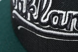 NEW ERA "OAKLAND BLACKOUTS" OAKLAND ATHLETICS FITTED HAT (BLACK/DARK GREEN/GOLD)