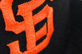 NEW ERA "A HAT ABOUT NOTHING" SAN FRANCISCO GIANTS FITTED HAT (BLACK/ORANGE)
