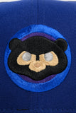 NEW ERA "ULTRA” CHICAGO CUBS FITTED HAT (DARK ROYAL/BLACK)